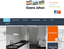 Tablet Screenshot of goensjohan.be